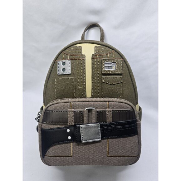 New Loungefly Star  Wars - Cassian Andor Cosplay Mini Backpack Bag. NWT - Picture 10 of 11